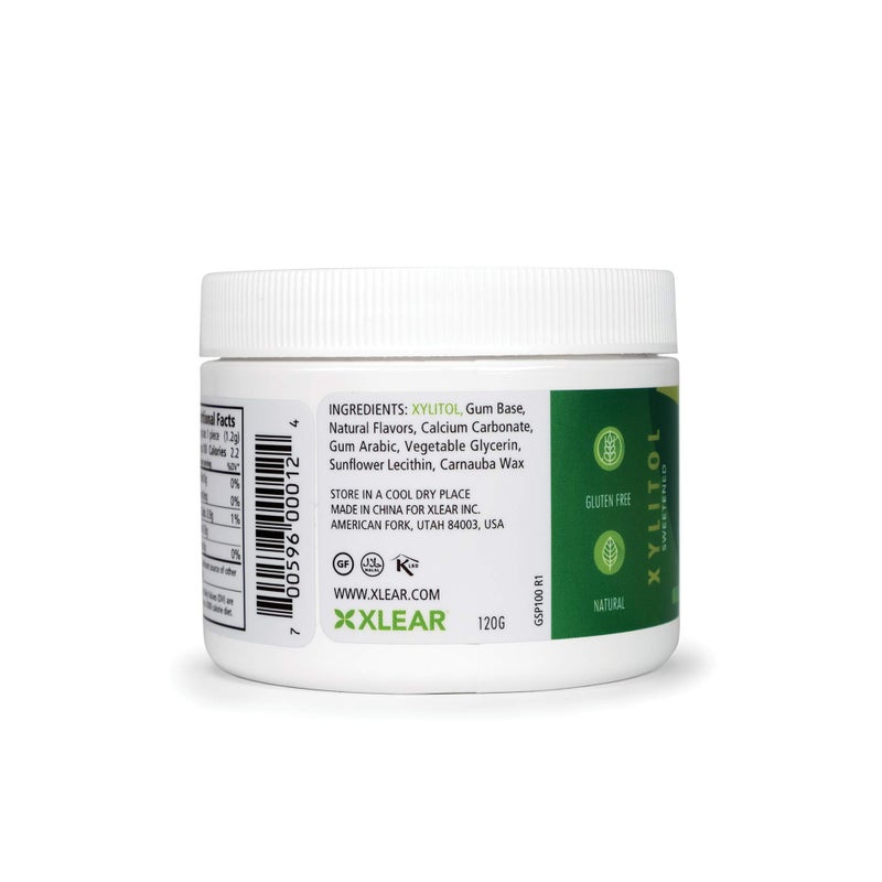 Spry Fresh Natural Xylitol Chewing Gum Dental Defense System - Aspartame-Free, Sugar-Free, Non-GMO, Gluten-Free (Spearmint, 100 Count - Pack of 1) - Image 3